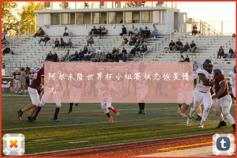 阿尔米隆世界杯小组赛状态恢复情况