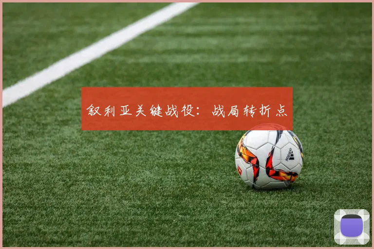 叙利亚关键战役：战局转折点